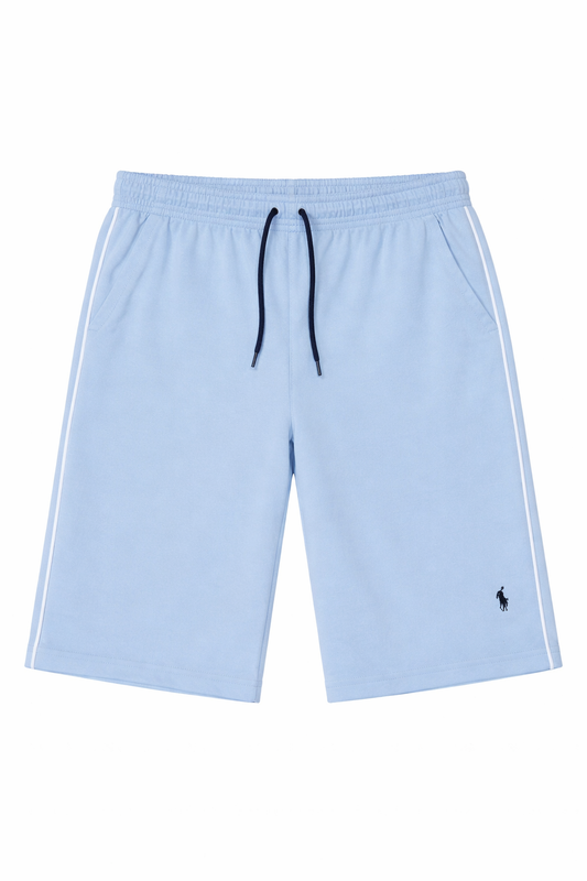 Sky Blue Athletic Shorts – Premium JERSY Summer Casual T.SHIRT for Men