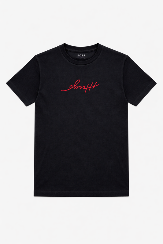 BOSS Men’s Black Signature Logo T-Shirt