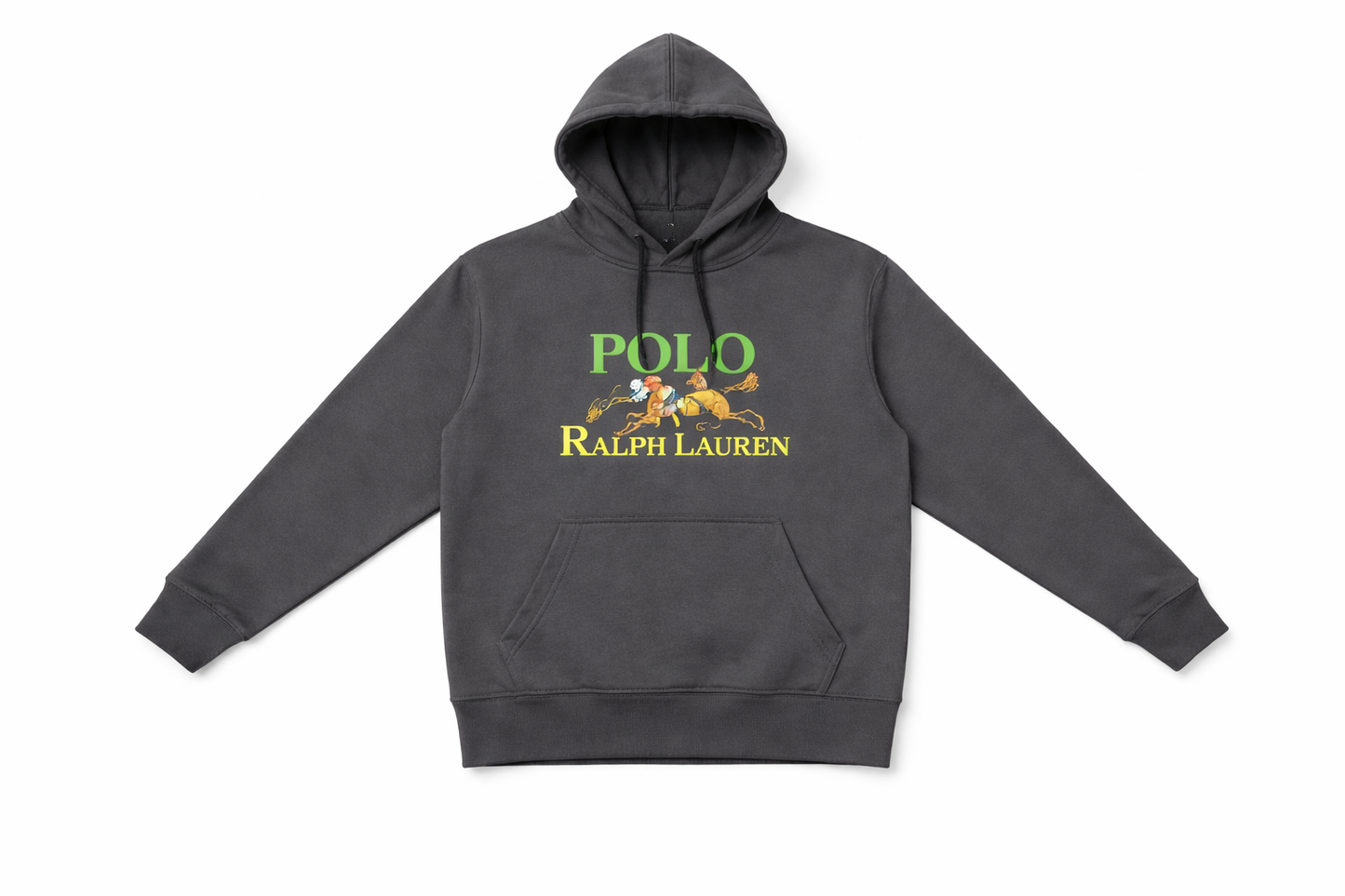 Men’s Polo Style Maroon Printed Hoodie