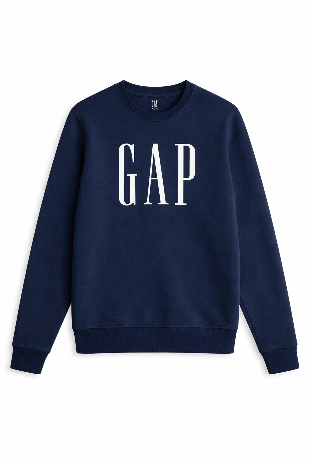 Men’s Navy Blue GAP Logo Sweatshirt – Premium Winter Terry