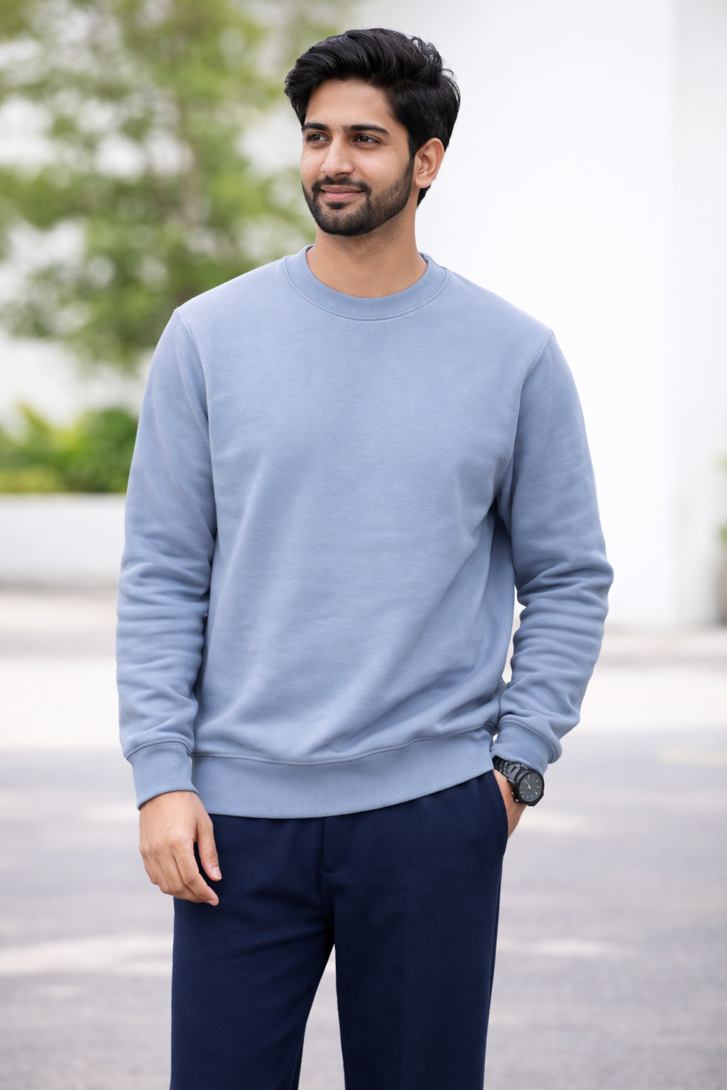 Classic Polo Sweatshirt – Premium Winter Comfort