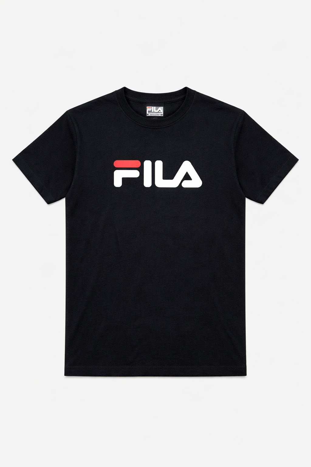 FILA Men’s Black Logo T-Shirt | Premium Slim Fit