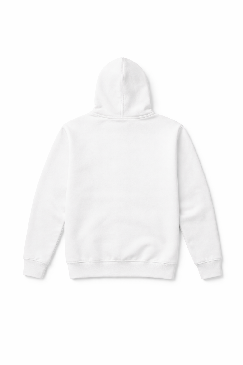 Kid’s White Printed Hoodie – Premium Fleece Winter Pullover