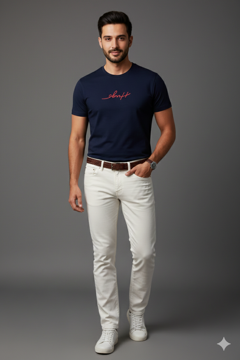 Men’s Mehroon  Logo T-Shirt | Casual & Active Wear