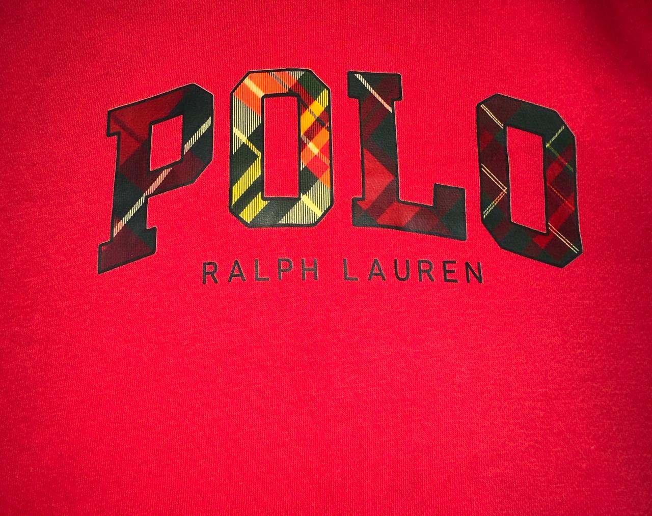 Premium Polo Maroon Hoodie with Stylish Print