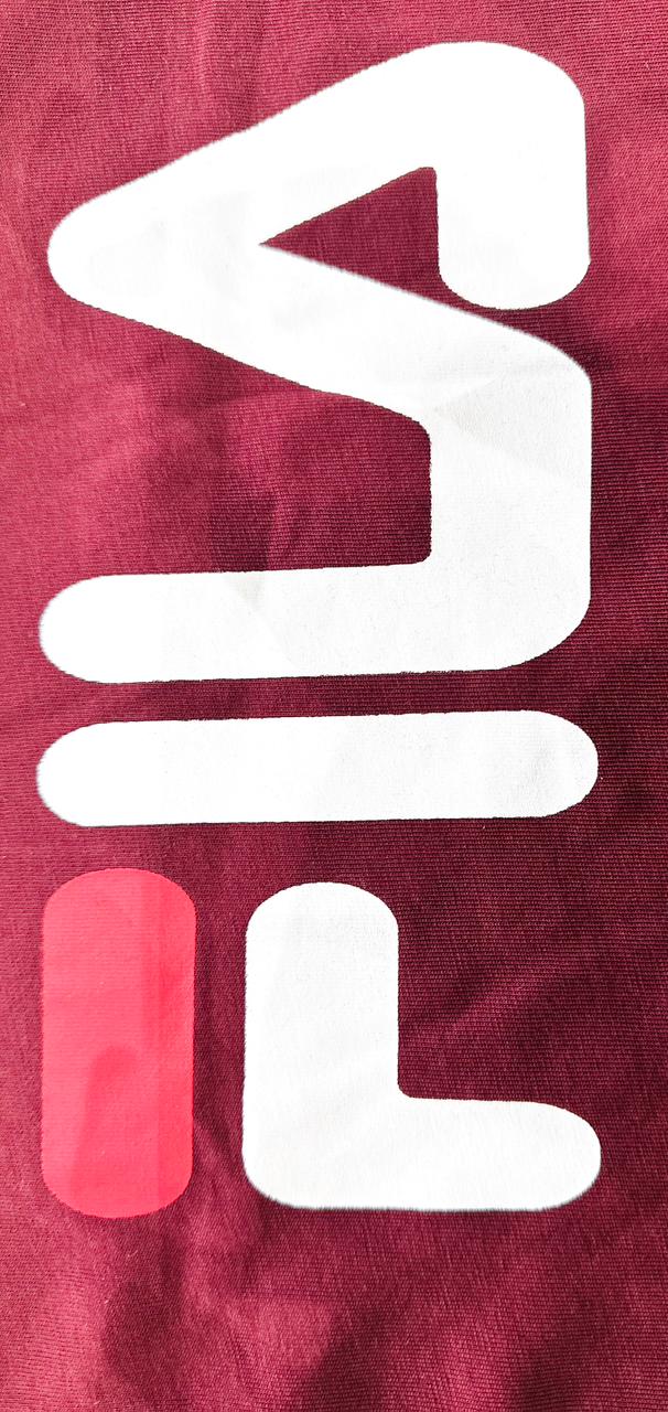 Men’s Premium FILs Logo T-Shirt – Maroon | Slim Fit Casual Wear